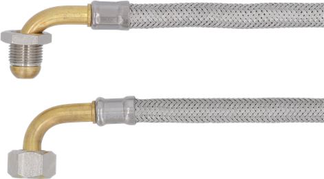TUBO FLEX RE/R8/BOXER  (430MM) 3/8 MF