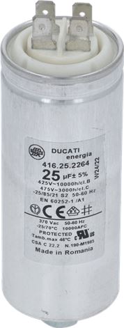 CONDENSATORE DI FUNZIONAMENTO 25UF 220-2