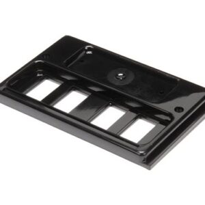 FRONT END CAP 4-HOLE BLACK