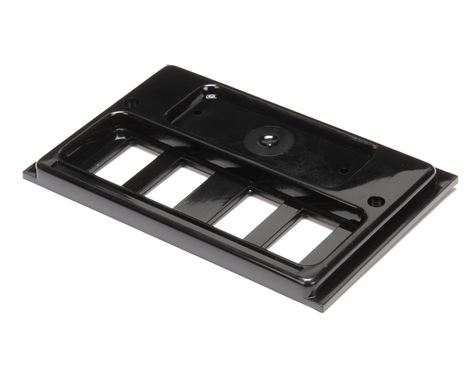 FRONT END CAP 4-HOLE BLACK