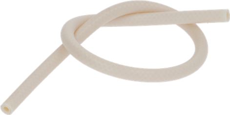 TUBO SILICONE RETINATO ø 6x3x350 mm