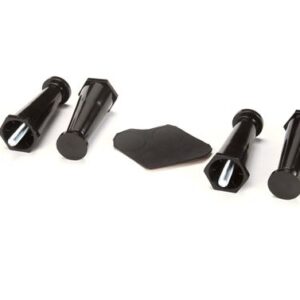 KIT, LEG-4.0 ADJ BLK PLASTIC