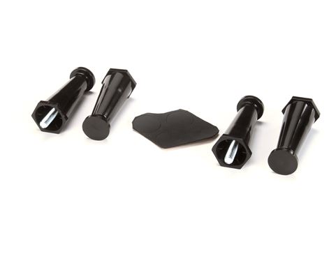 KIT, LEG-4.0 ADJ BLK PLASTIC