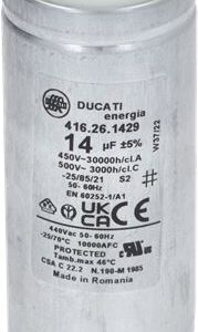 CONDENSATORE 14 µF 440Vac 50/60Hz