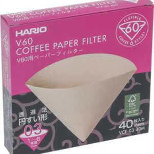 FILTRI A CONO HARIO 1-6 TAZZE 40 Pz