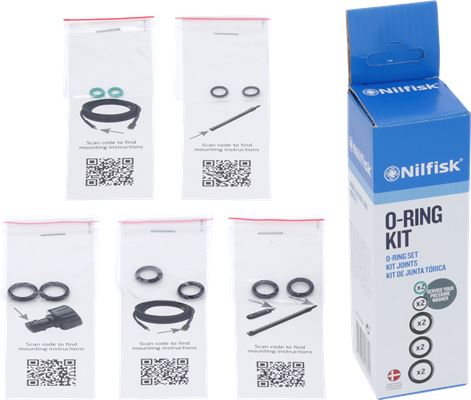 KIT O-RING 10PZ NILFISK 128500292