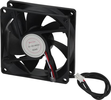 VENTILATORE ASSIALE 80x80x25 mm