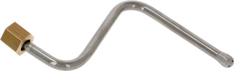TUBO VAPORE COMPLETO INOX ø 10 mm