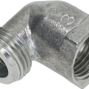 RACCORDO A GOMITO ALLUMINIO 1/2" M/F
