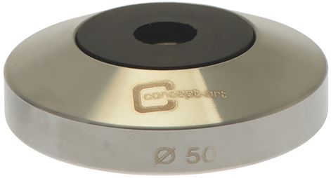 BASE PRESSINO M8 FLAT INOX ø 50 mm