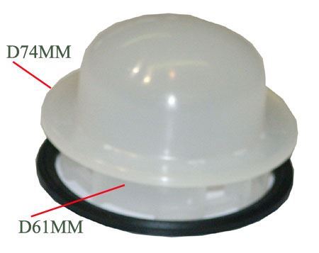 CAPPA DI COPERTURA PER LAMPADI