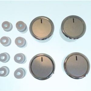 KIT 4 PZ MANOPOLE INOX