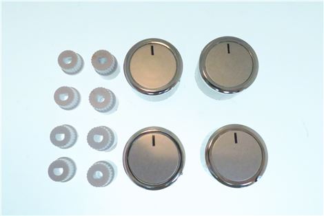 KIT 4 PZ MANOPOLE INOX