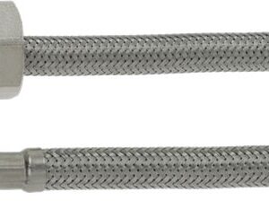 TUBO FLESSIBILE CALZA INOX DRITTO-DRITTO