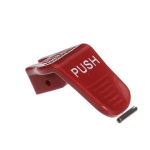 KIT FAUCET HANDLE PUSH RED-WARNING HOT