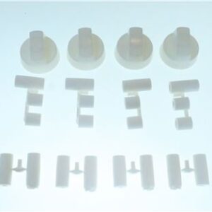 KIT 4 MANOPOLE GAS BIANCA