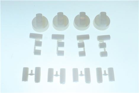 KIT 4 MANOPOLE GAS BIANCA