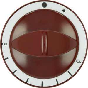 MANOPOLA BORDEAUX ø 82 mm SERIGRAFATA