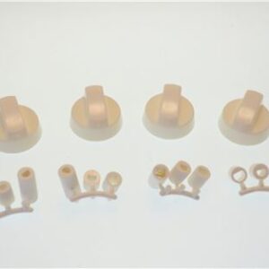 KIT 4 MANOPOLA UNIVERSALE BIANCA
