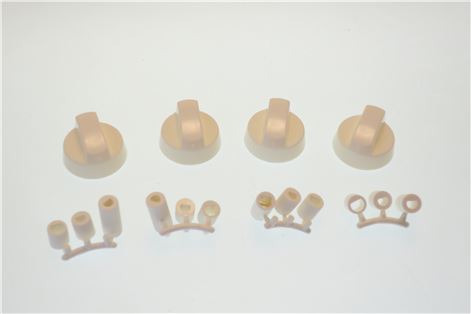 KIT 4 MANOPOLA UNIVERSALE BIANCA