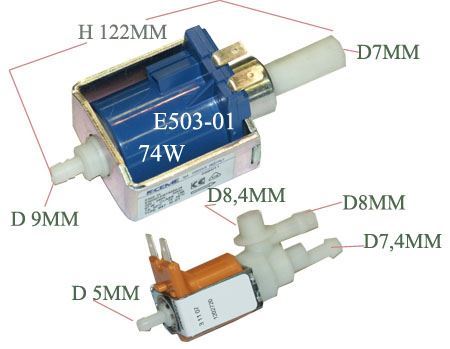 POMPE 74W + ELECTROVANNE