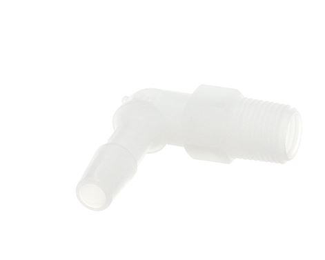 ELBOW1/8-27 NPT TO 1/4 BARB KYNAR