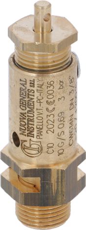 VALVOLA SICUREZZA C10 3 BAR 3/8~ VITON