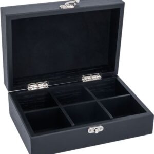 CASSETTA LEGNO 6 SCOMPARTI THE