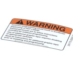 DECAL WARNING OVERLAY GRAPHIC