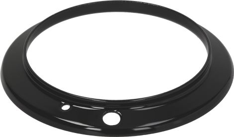 GHIERA COPRI BRUCIATORE SMALTATA NERA