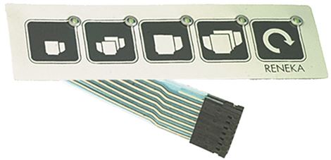 5 LEDS GREY KEYBOARD