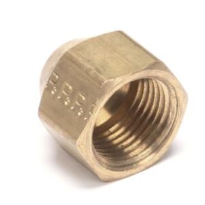 CAP NUT, .375 FLARE-45 BRASS