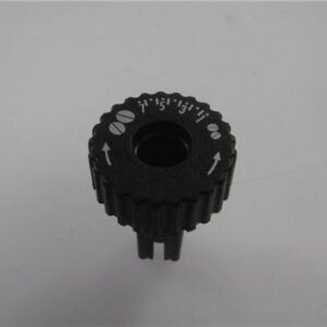 MANOPOLA MACINATURA NERA ø 26 mm