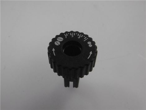 MANOPOLA MACINATURA NERA ø 26 mm