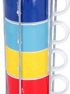 SET 4 TAZZE BIALETTI MULTICOLORE