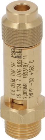 VALVOLA CALDAIA ø 3/8"M 2,0bar CE-PED