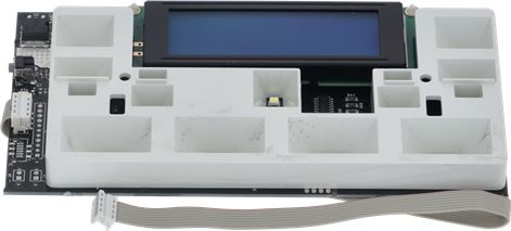 PCB LCD(TSCREEN 16L)+GUIDA LUCE  ESAM67