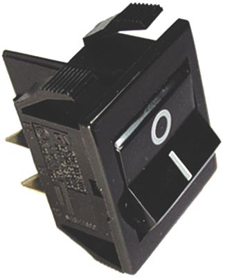 INTER.BIPOLARE NERO 16A 250V