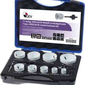KIT SEGHE A TAZZA ACCIAIO HSS M3 - 11 pz
