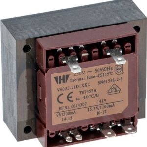 TRASFORMATORE 230V 50/60Hz 9/15,5V