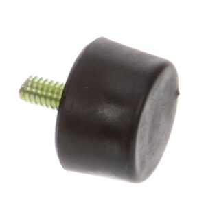 FOOT,BLK SBR-.75ODX.48HT 8-32