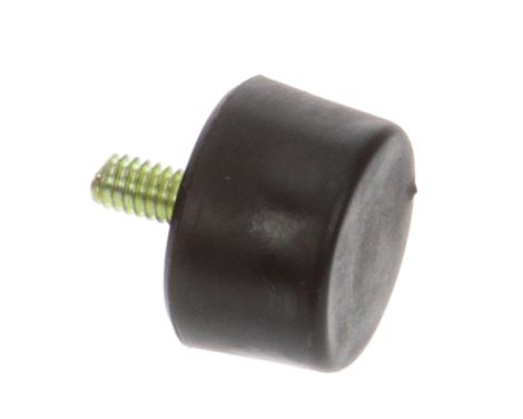 FOOT,BLK SBR-.75ODX.48HT 8-32