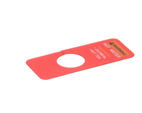 DECAL HOT WATER MCDONALDS