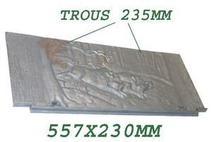 PLAQUE ARRIERE C 07762