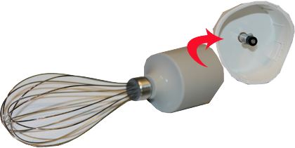 WHISK ASSY COMP WITH COLLAR HB714