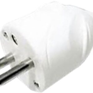 FICHE MALE COUDEE 16A 2 POLES + TERRE