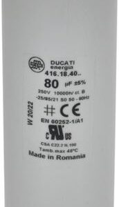 CONDENSATORE 80µF 100/127V DITTING