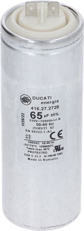 CONDENSATORE DUCATI ENERGIA 65µF