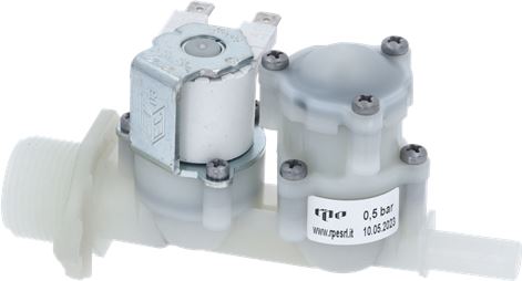 VALVOLA DUAL 24VDC 3/4"-CODOLO D.10 RID.