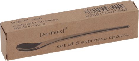 SET 6 CUCCHIAINI INOX PER CAFFÈ
